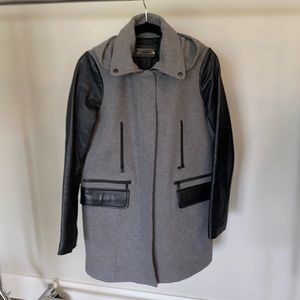 Danier Leather and Wool Coat